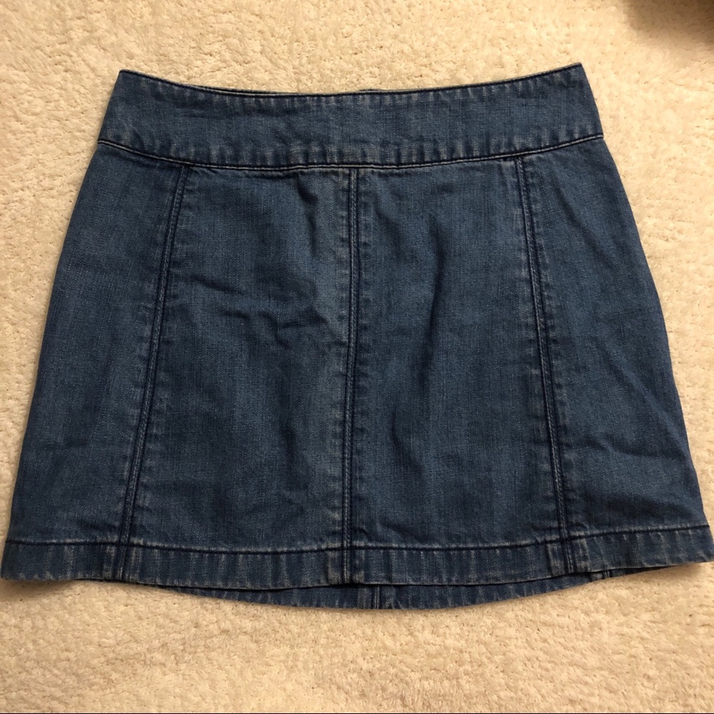 Free People Denim Skirt